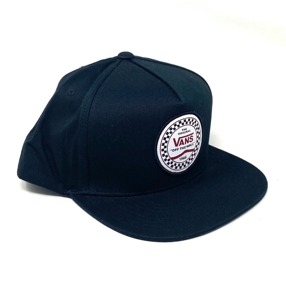 Vans Other - VANS Men’s Checkered Side Snapback Hat Cotton Black VN0A3I7AbLK